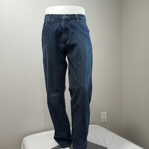 CARHARTT BLUE RELAXED FIT JEANS MENS SIZE 38 X 32